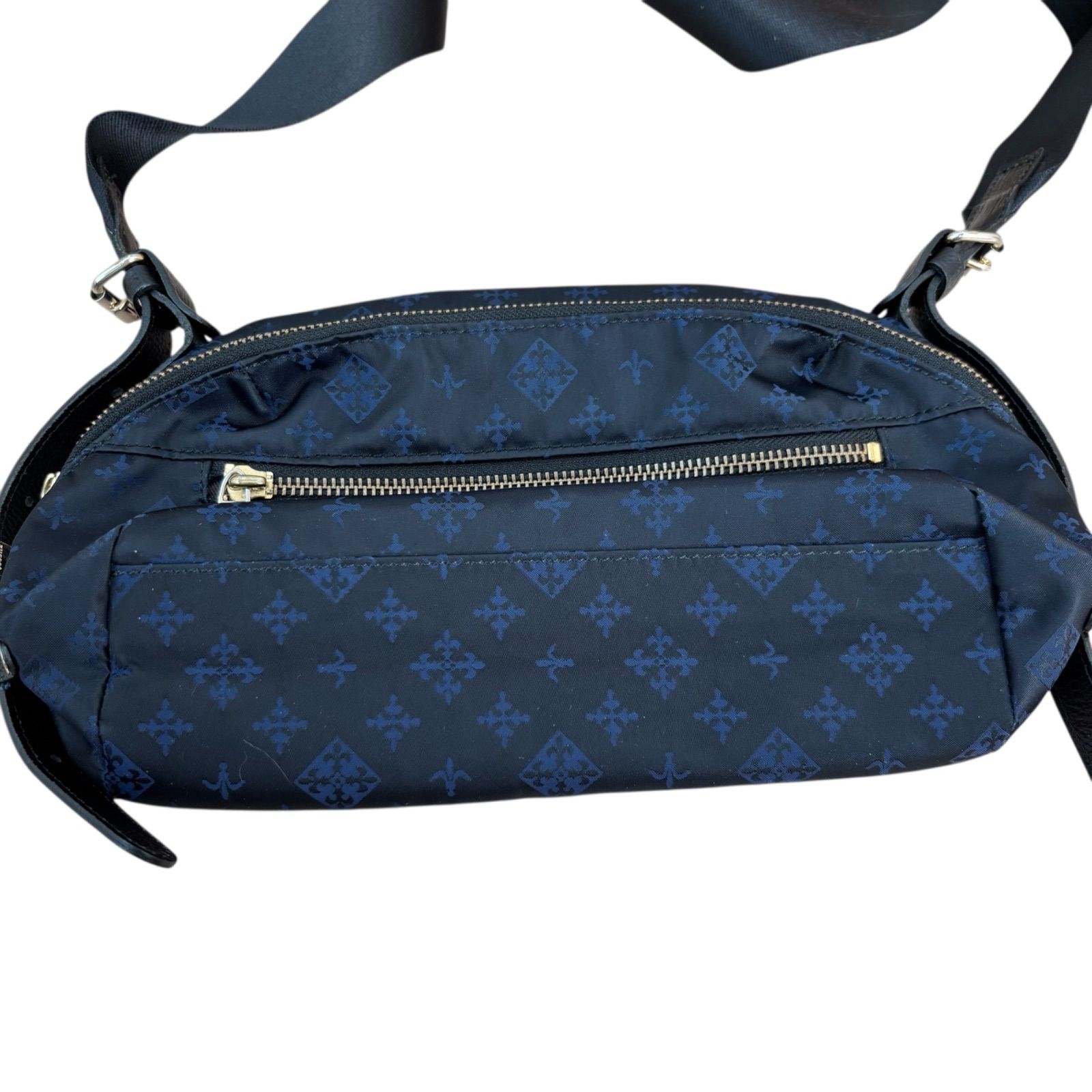 ラシット ショルダーバッグ(ブラックネイビー) ZM1697 russet ラシット ショルダーバッグ ブラック×ネイビー 黒