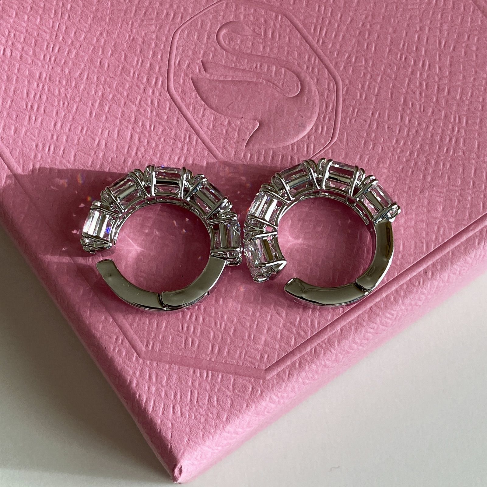  SWAROVSKI スワロフスキー Matrix クリップイヤリング イヤーカフ イヤーフック アクセサリー