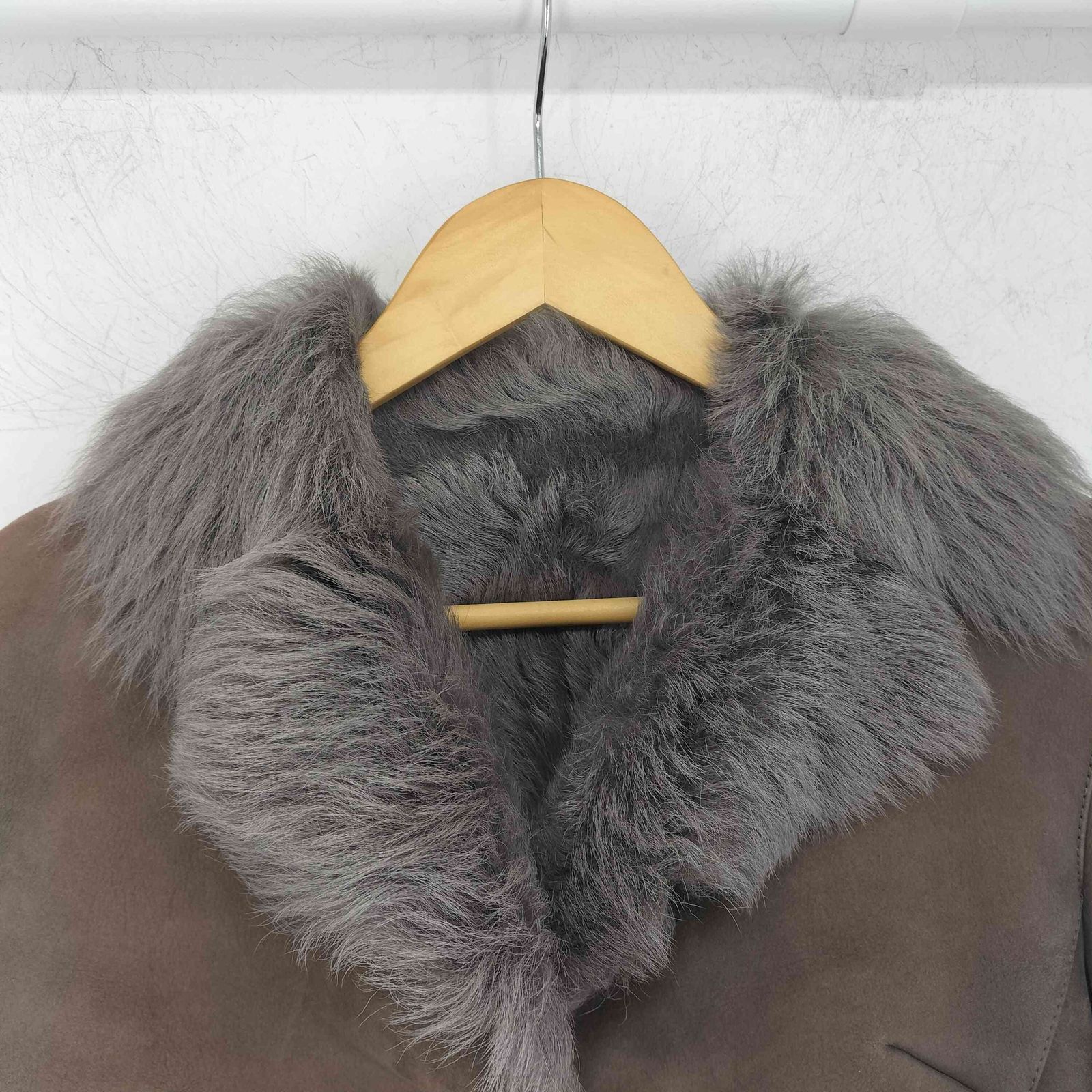 スエード ファージャケット