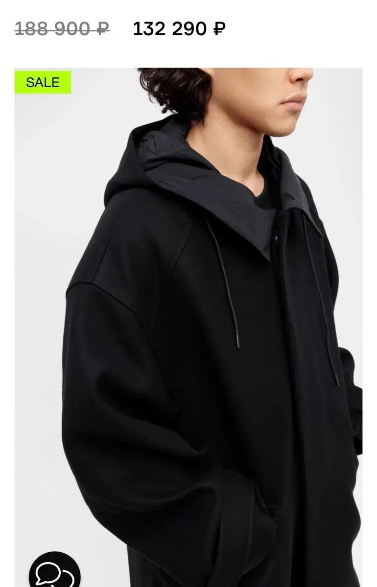 ジュンジ ウールカシミア フーデッドコート