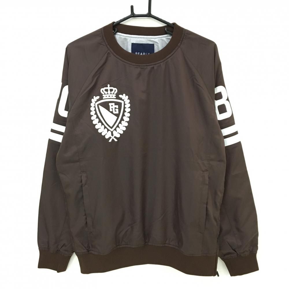 超美品】パーリーゲイツ スニード ブラウン×白 蓄熱裏地 フロッキー