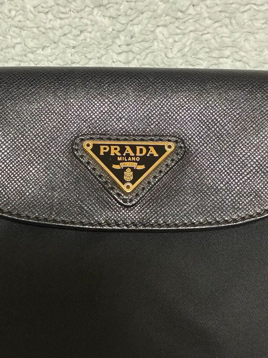 PRADA プラダ ポコノ チェーン クロスバック ブラック