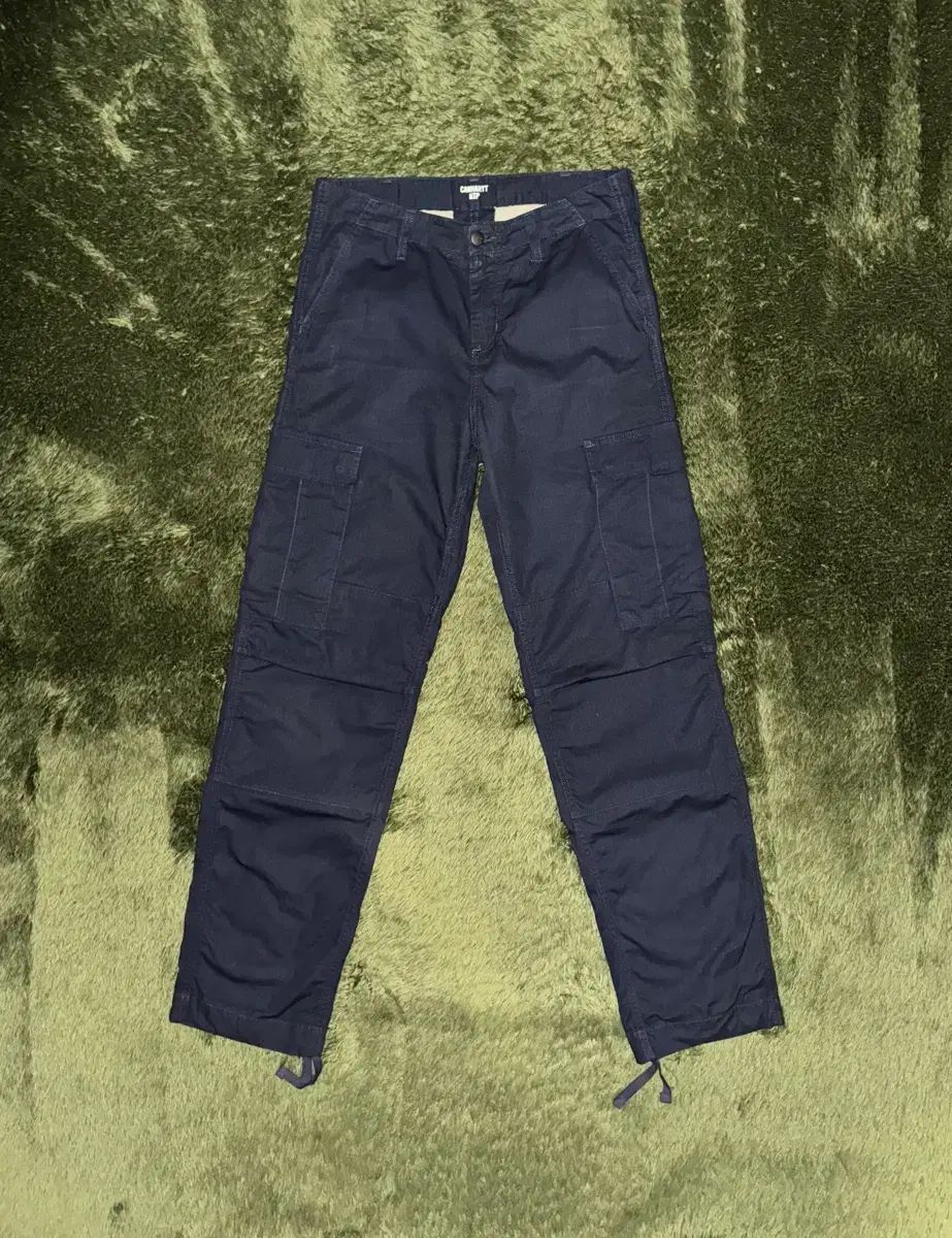 30 X 32 カーハート WIP ルーズ フィット リップストップ カーゴ パンツ ネイビー