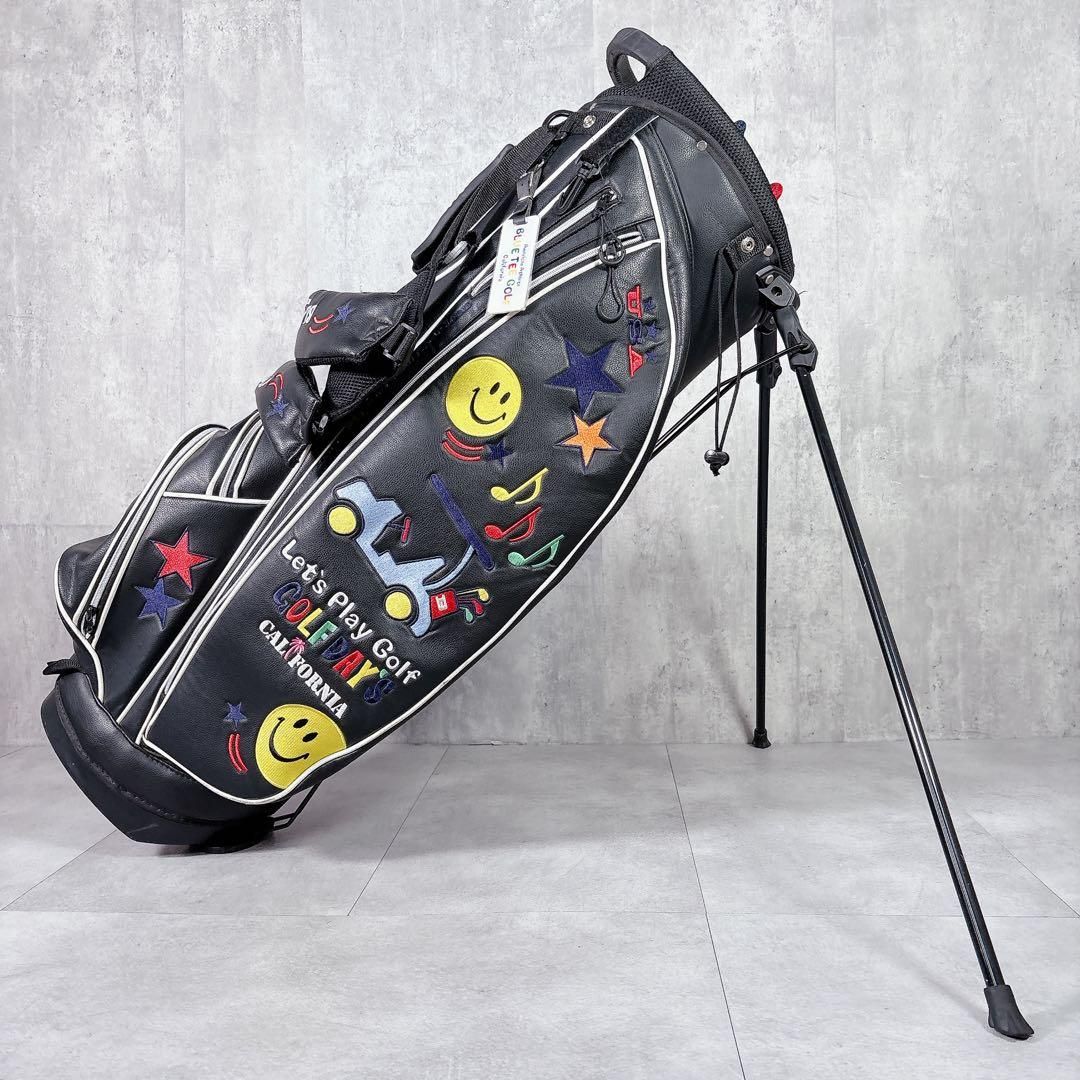 V585 BLUE TEE ゴルフ スタンド式 キャディバッグ スマイル V585 BLUE TEE ゴルフ スタンド式 キャディバッグ スマイル