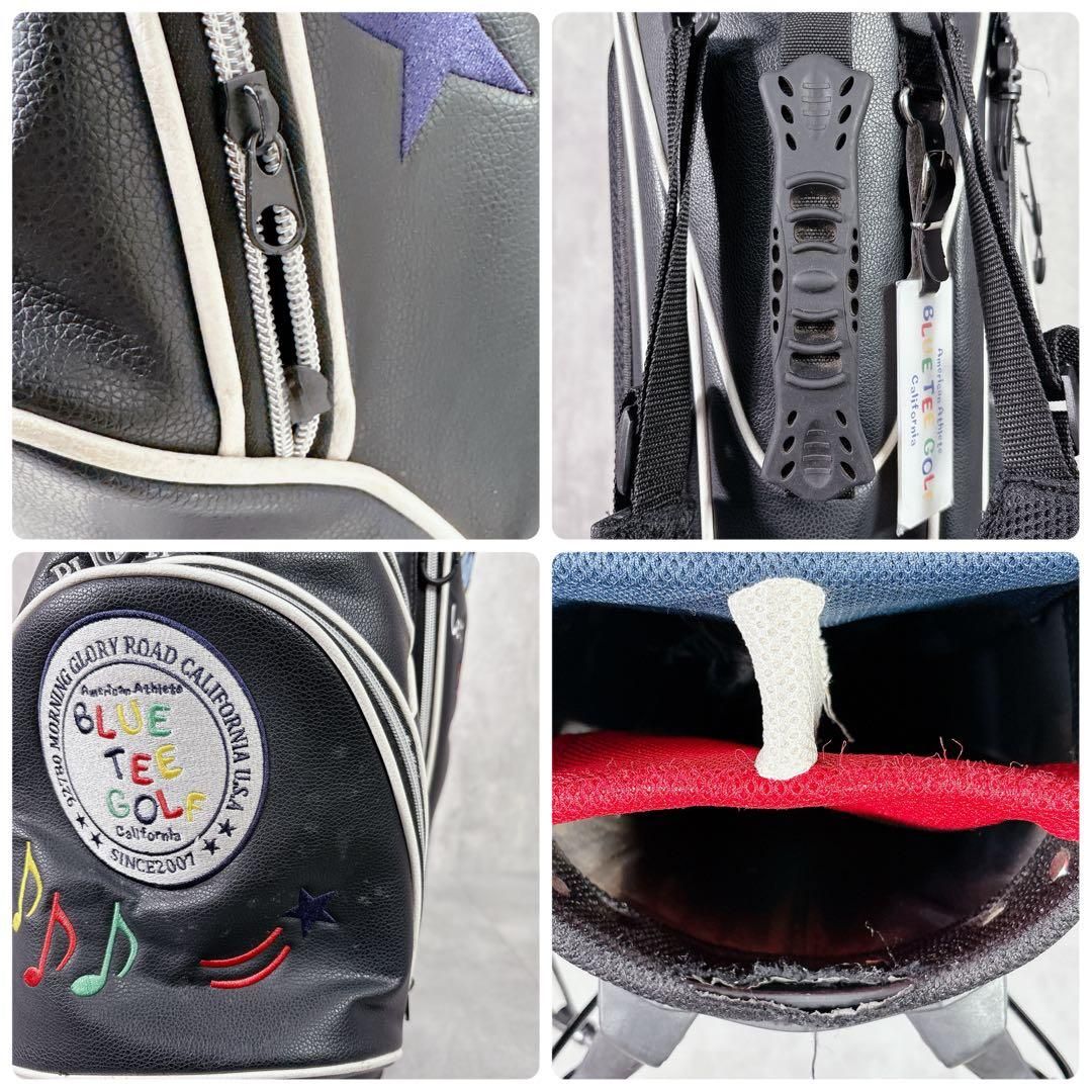 V585 BLUE TEE ゴルフ スタンド式 キャディバッグ スマイル