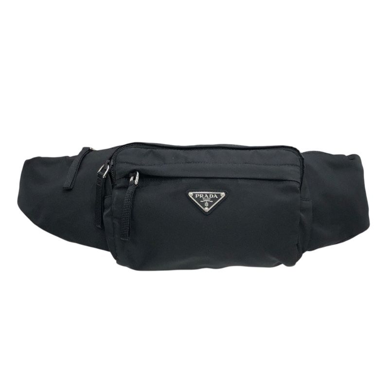 プラダ PRADA ナイロンウエストバッグ ブラック ナイロン メンズ ウエストバッグ