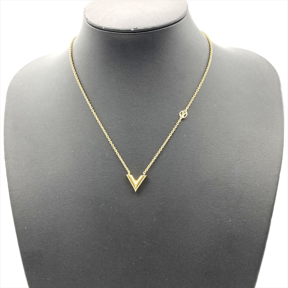ルイヴィトン LOUIS VUITTON エセンシャルV ネックレス メタル M00857