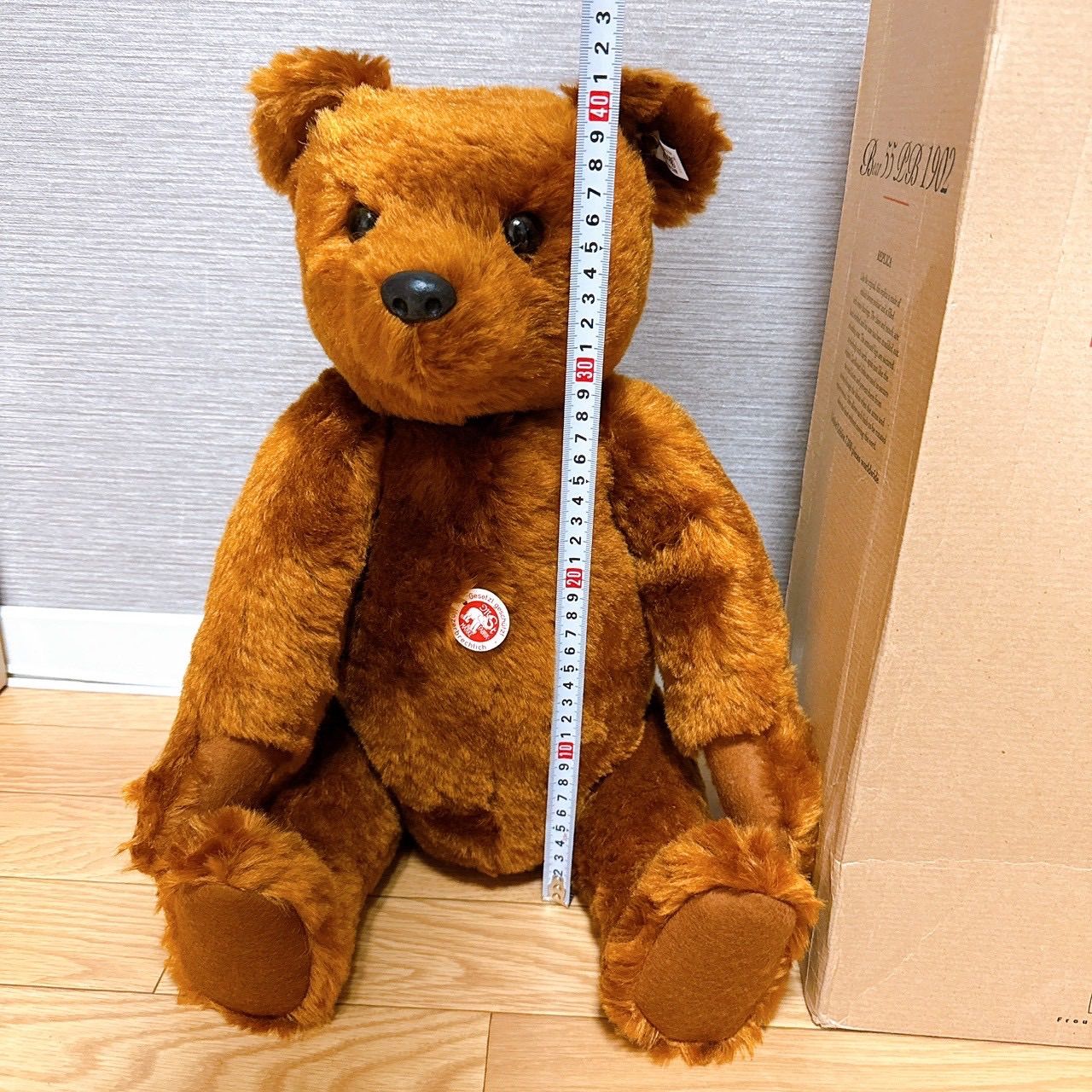 シュタイフ テディベア 55PB 1902 レプリカ シュタイフ テディベア 55PB 1902 レプリカ - メルカリ