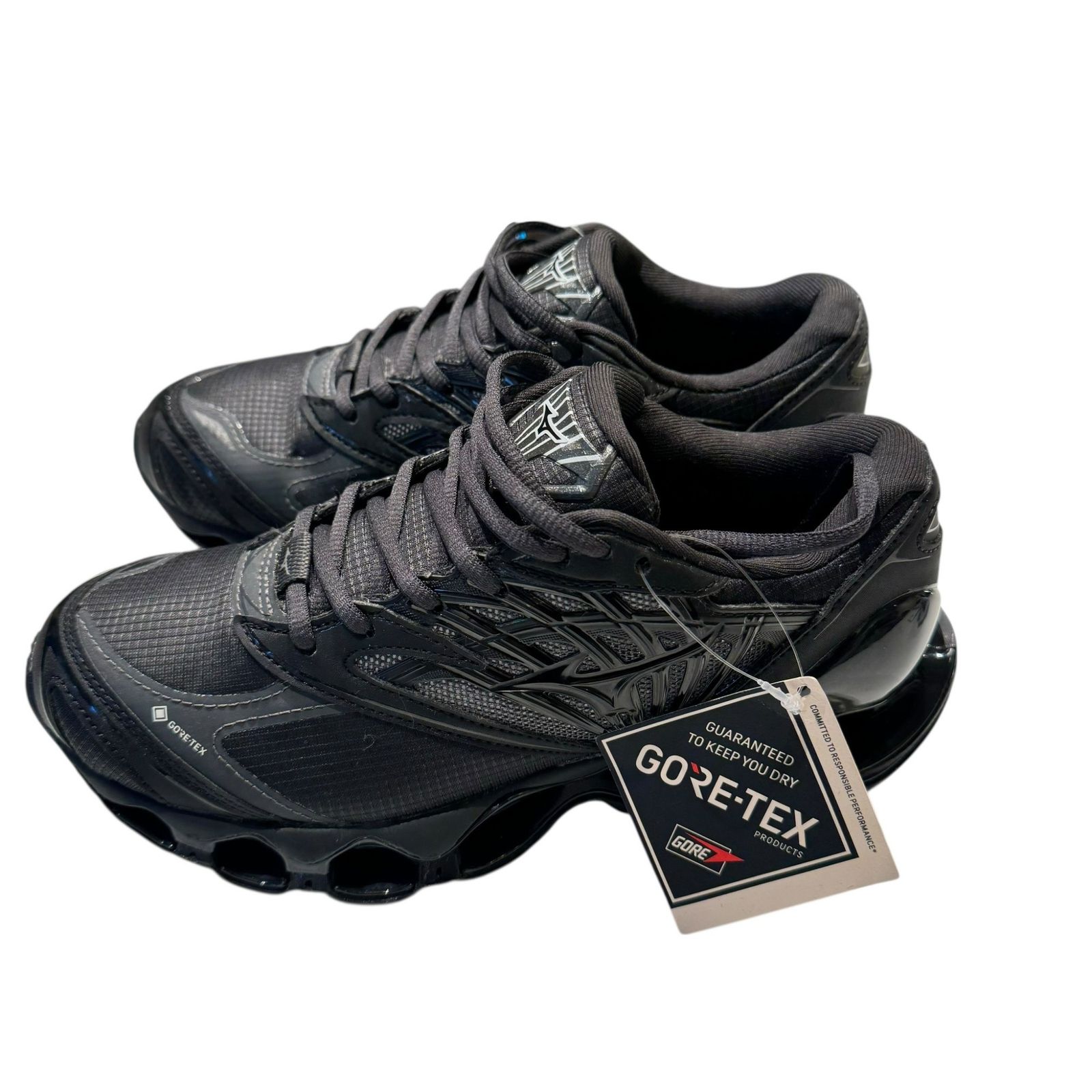 MIZUNO ミズノ ⑤ WAVE LS GTX レディース ブラック 23.5 cm