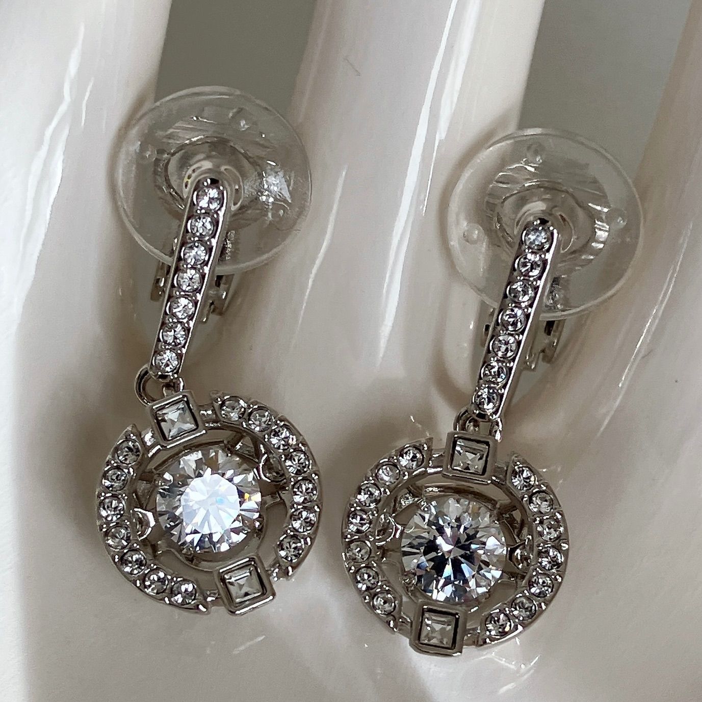 SWAROVSKI スワロフスキー Una Sparkling Dance クリップイヤリング