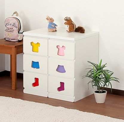 子供用 ミニチェスト 3杯 幅29 cm 洋服たんす チェスト 子供服 ベビー服 収納家具