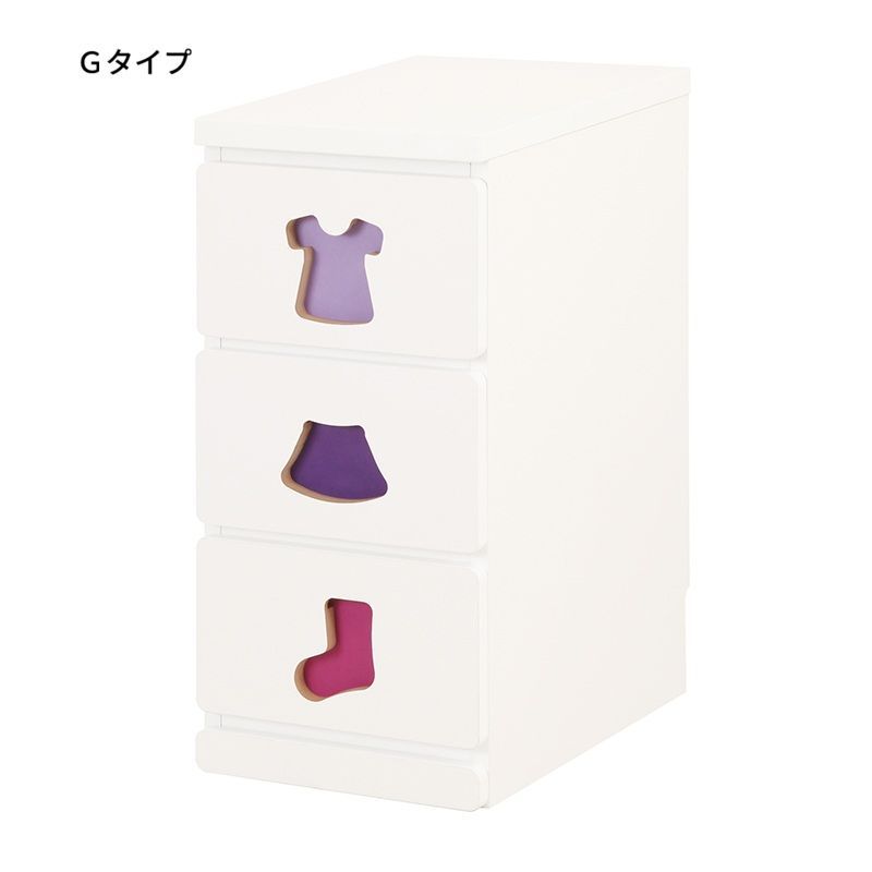  子供用 ミニチェスト 3杯 幅29 cm 洋服たんす チェスト 子供服 ベビー服 収納家具 キッズチェスト 子ども用家具