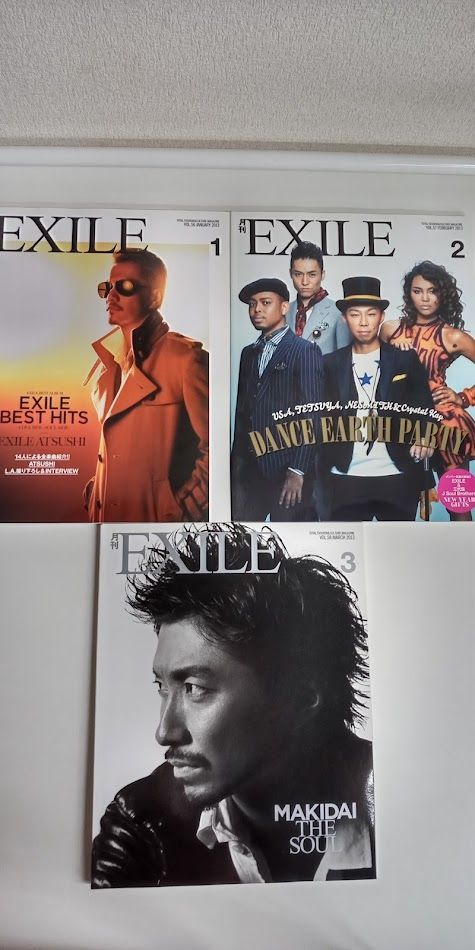 月刊EXILE まとめ売り 2013年1・2・3月号 - メルカリ
