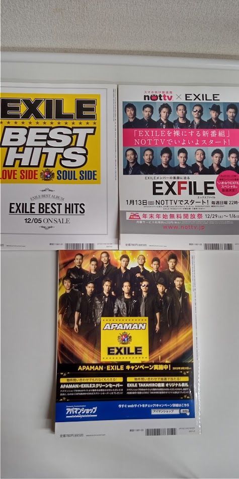 月刊EXILE まとめ売り 2013年1・2・3月号 - メルカリ