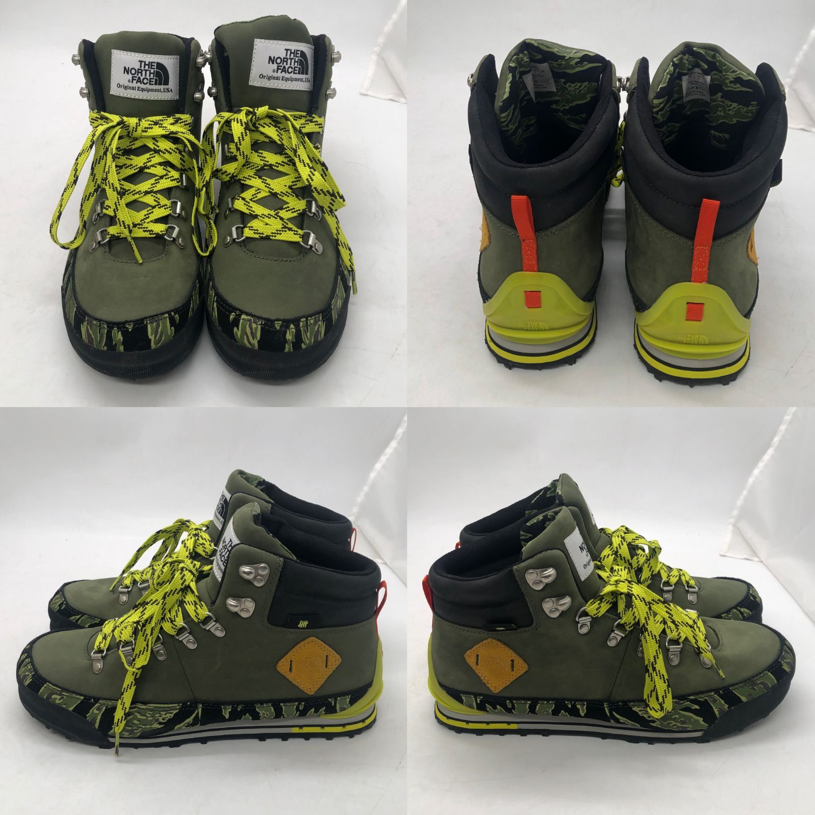 I 790 THE NORTH FACE × Undefeated Stussy Back To Berkeley Bootトレッキングブーツ オリーブグリーン×タイガーカモ 28.5㎝ ma