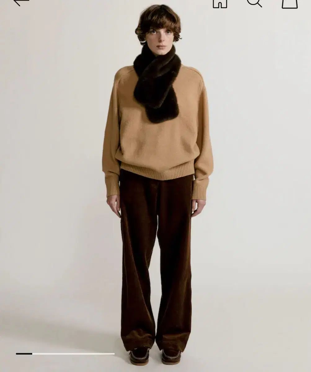 ナッシングリトゥン ジュード ラウンド ニット ベージュ jude round