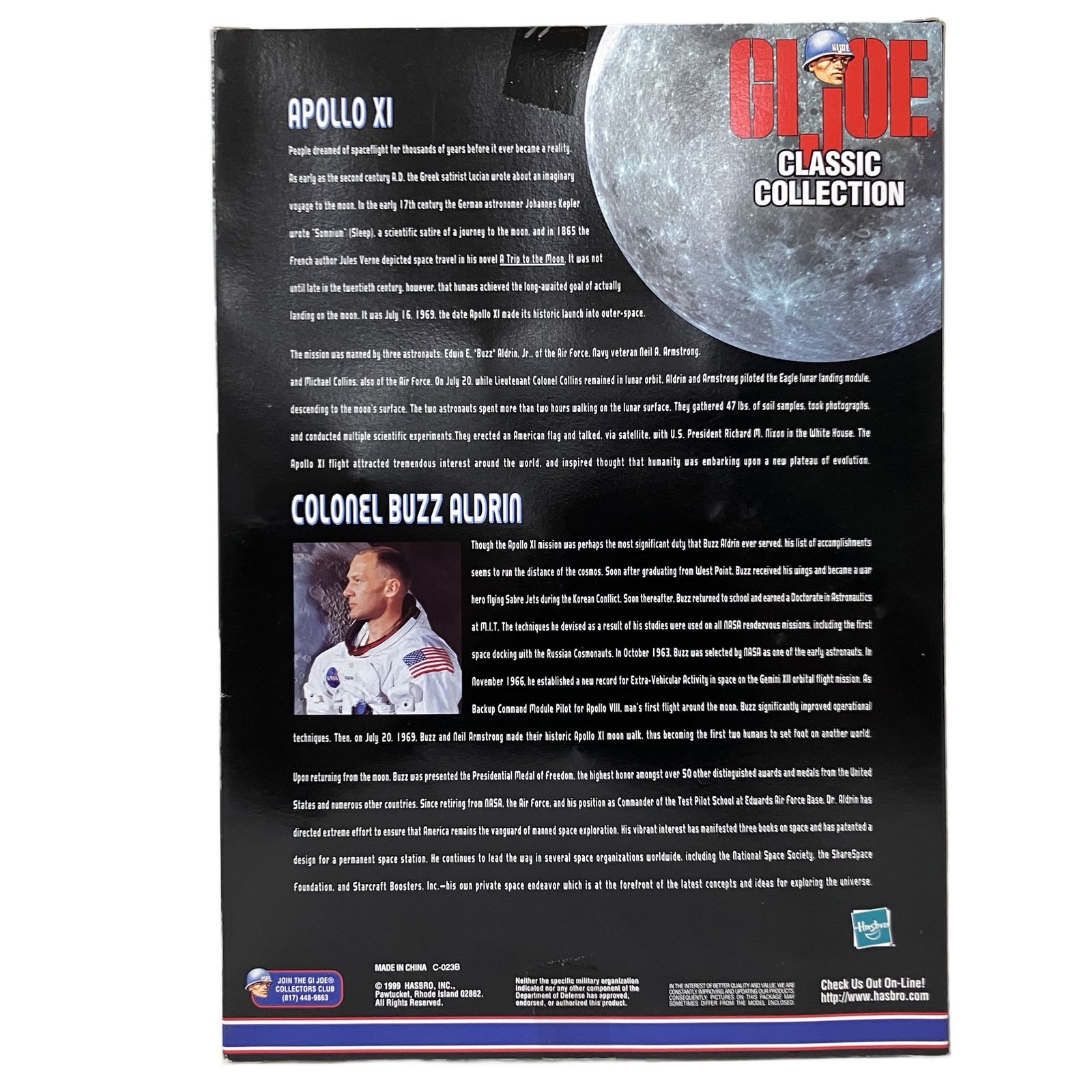 GI JOE 35周年 バズオルドリン大佐 アポロ11号 NASA 宇宙服 COLONEL