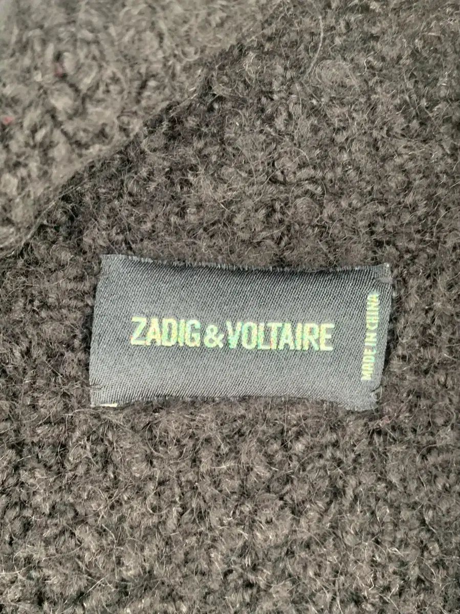  ZADIG-VOLTAIRE ザディグ エ ヴォルテール ブラック ラナウール ブークレ カーディガン 長袖 カーディガン ボレロ アンサンブル