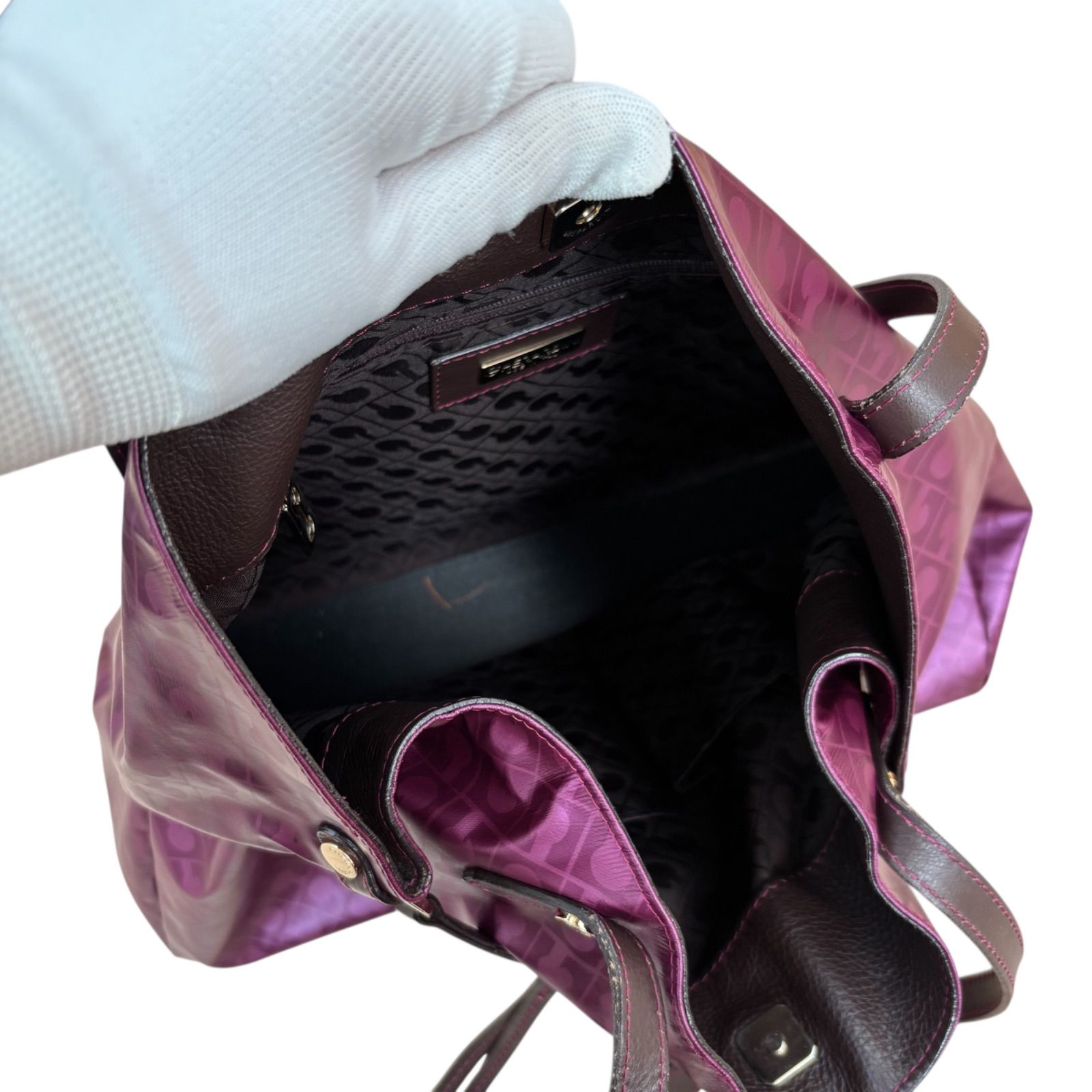 ZM1697 GHERARDIONI ゲラルディーニ トートバッグ ソフティ パープル