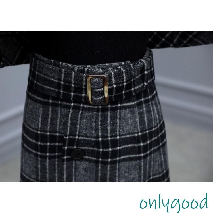 スカート チェック柄