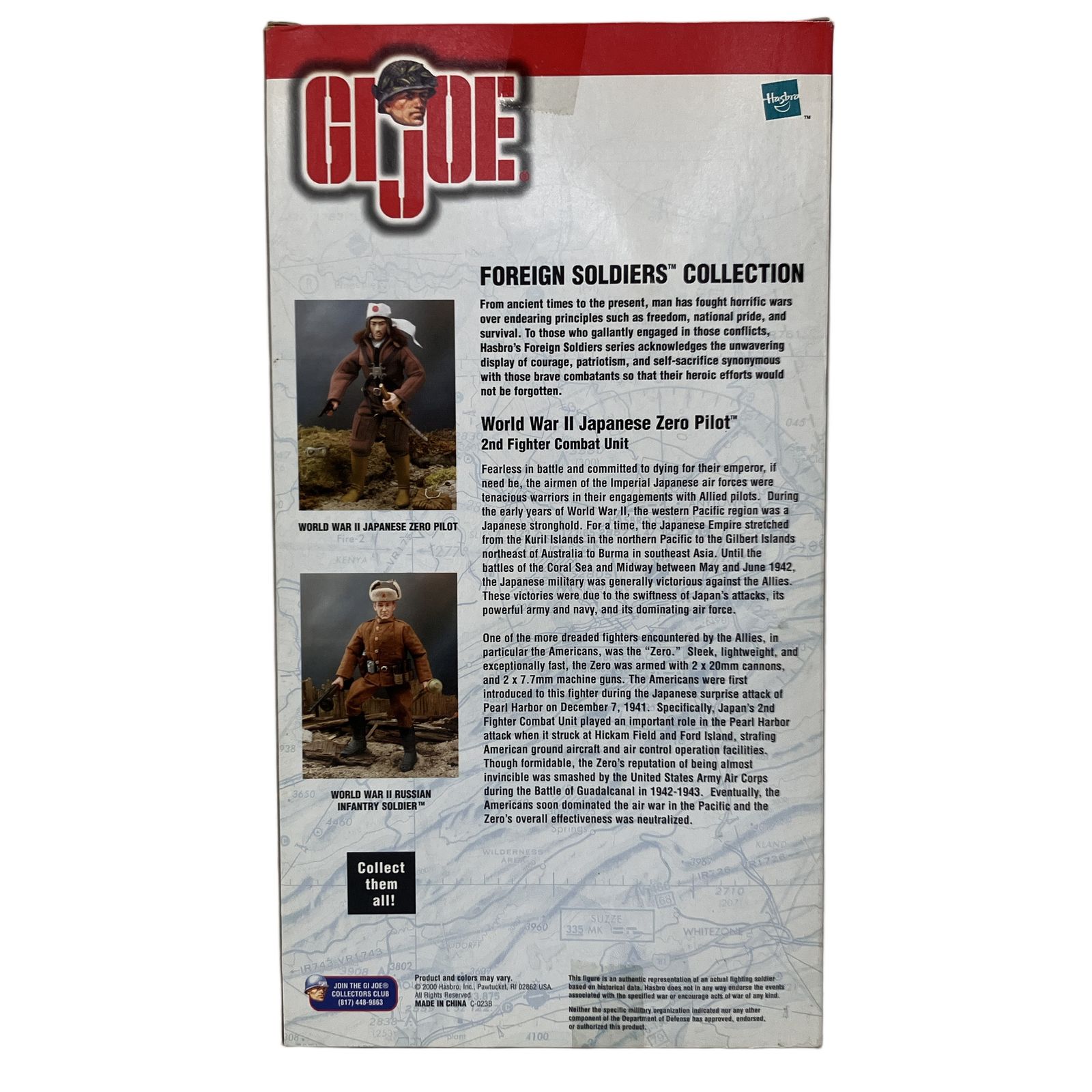 GIJOE FOREIGN SOLDIERS COLLECTION World War II Japanese Zero Pilot