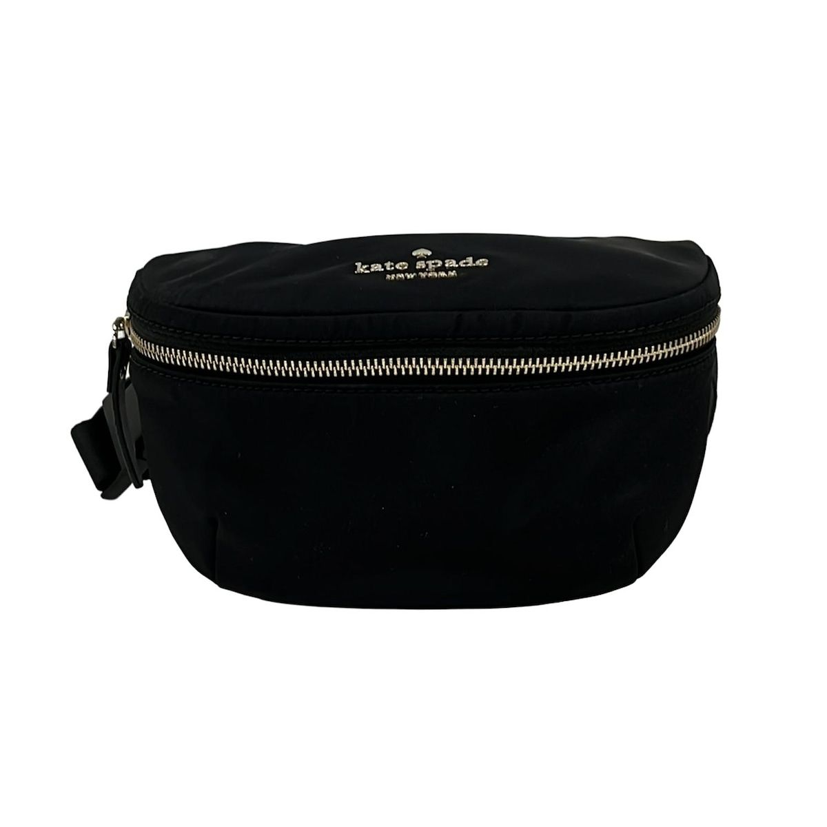 Kate spade ケイトスペード ウエストポーチ 黒 レザー