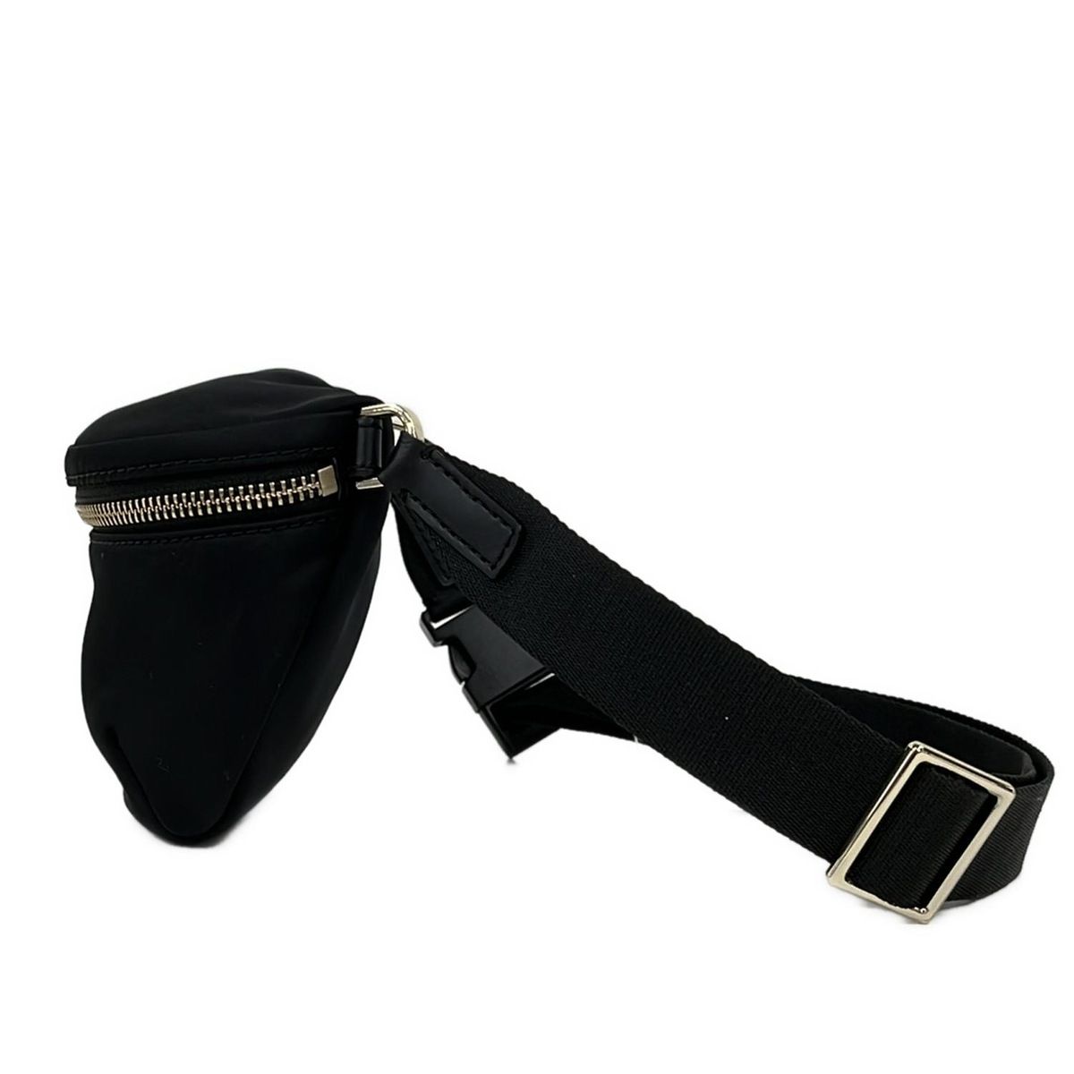 Kate spade ケイトスペード ウエストポーチ - 黒 レザー