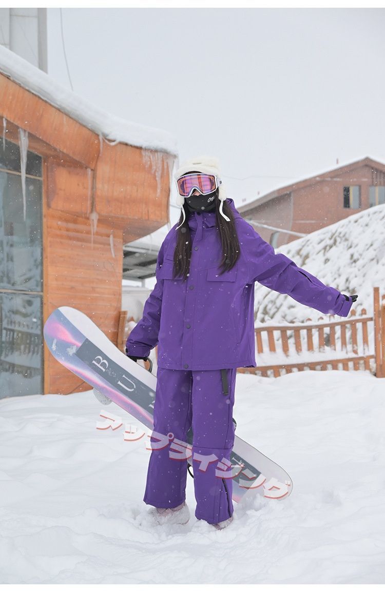 2025年冬物 スキーウェア 上下セットスノーボードウェア メンズ