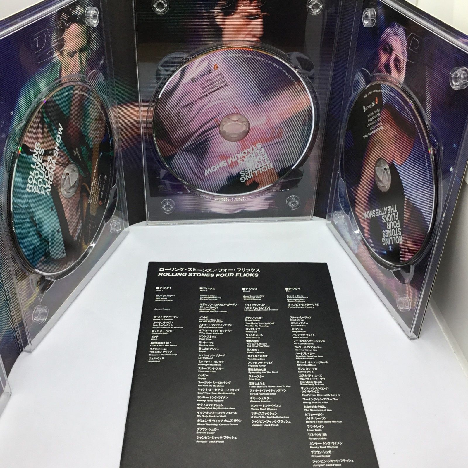 ☆ザ・ローリング・ストーンズ / フォー・フリックス (4DVD) WPBR