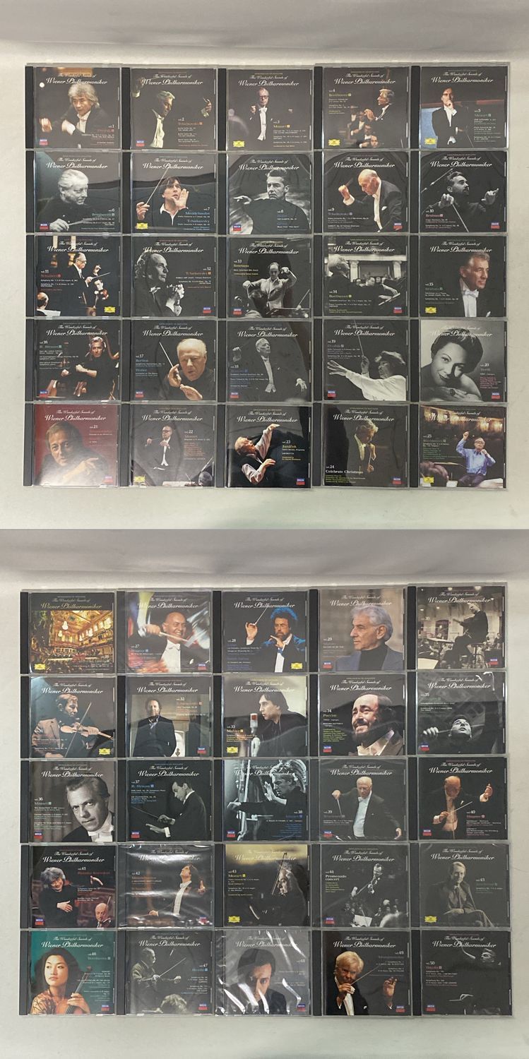 浜館22-1240] 小学館CDつきマガジン ウィーン・フィル 魅惑の名曲 全50