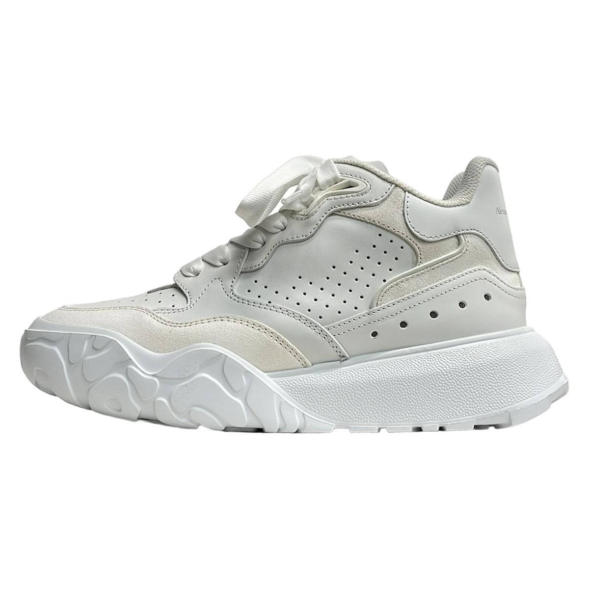 McQUEEN アレキサンダーマックイーン スニーカー 37 レディース - 白×アイボリー レザー