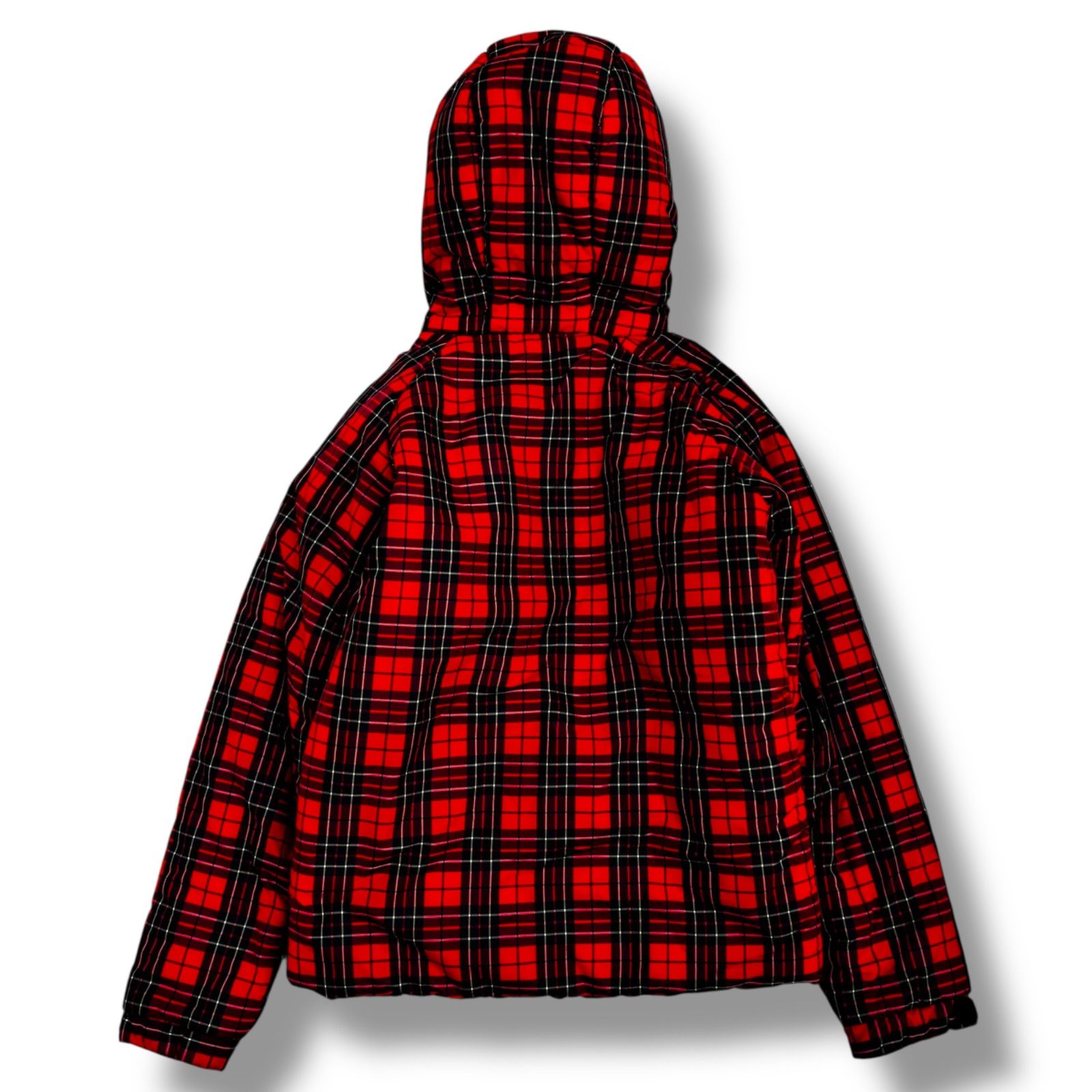 COMME des GARCONS SHIRT チェック ジャケット　パーカー COMME des GARCONS SHIRT】カラフルチェックパッチワーク 中綿フード