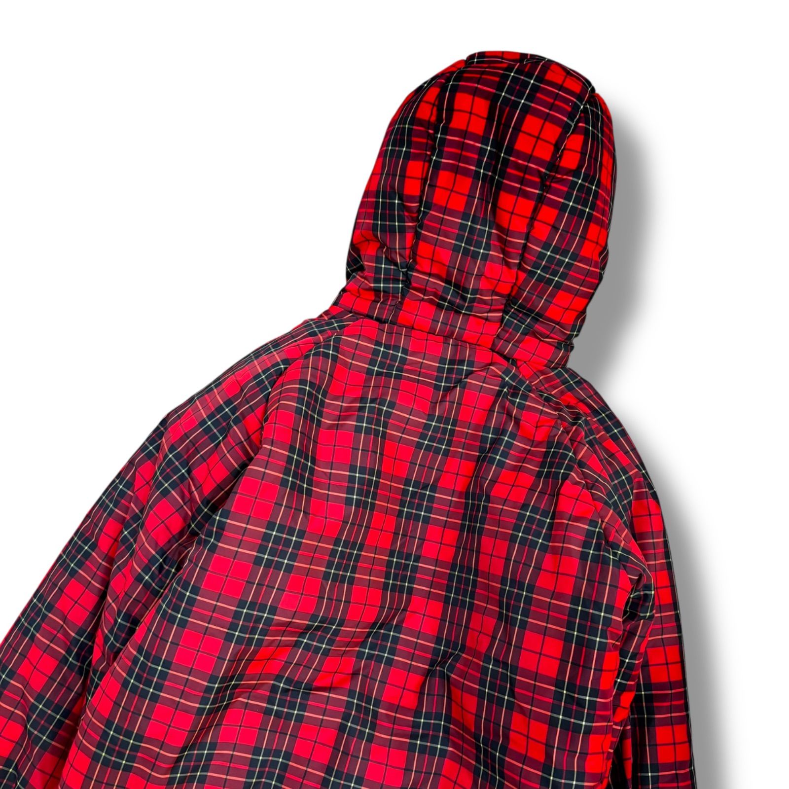 COMME des GARCONS SHIRT チェック ジャケット　パーカー COMME des GARCONS SHIRT】カラフルチェックパッチワーク 中綿フード