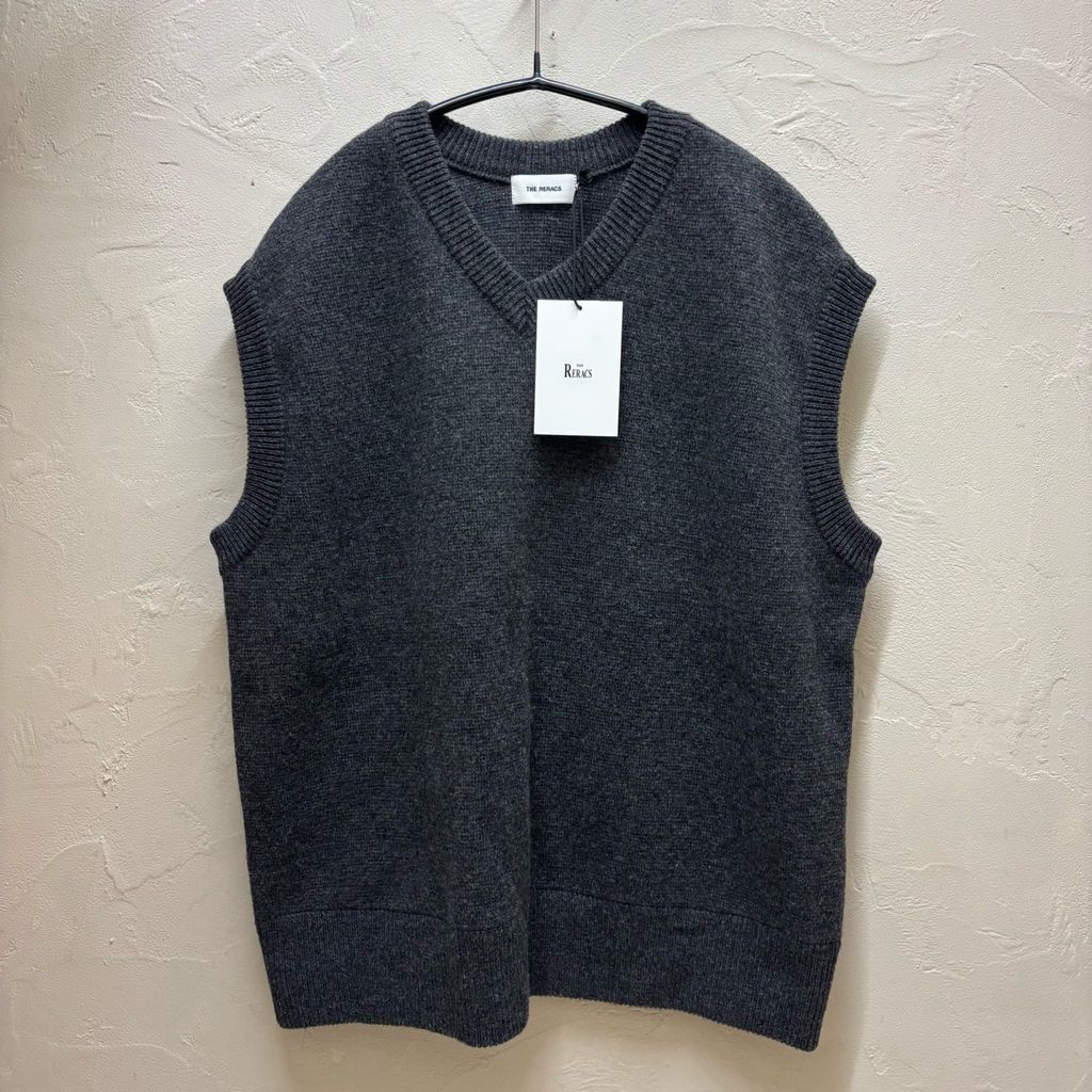 THE RERACS ザリラクス 25AW RERACS V NECK PULLOVER KNIT VEST ニット
