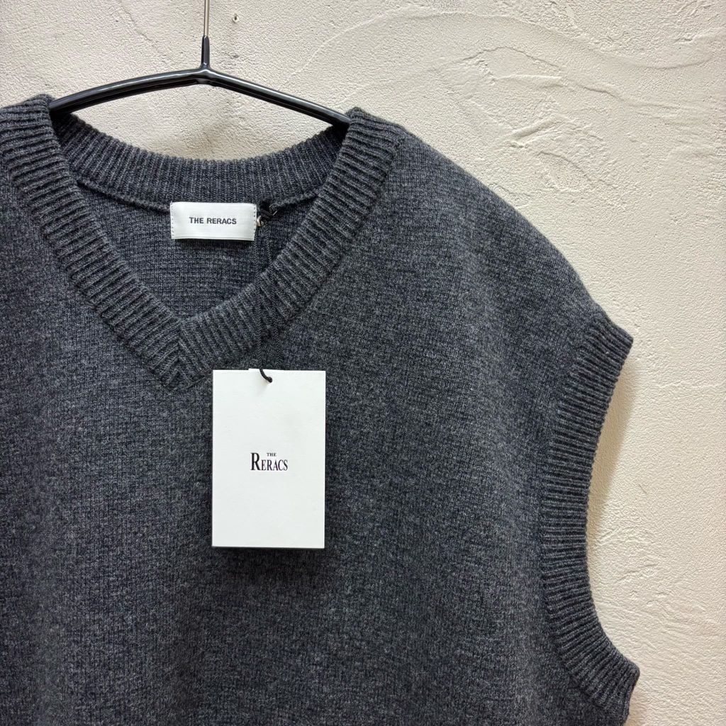 THE RERACS ザリラクス 25AW RERACS V NECK PULLOVER KNIT VEST ニット