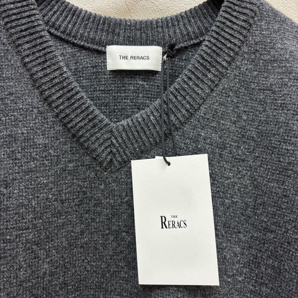 THE RERACS ザリラクス 25AW RERACS V NECK PULLOVER KNIT VEST ニット