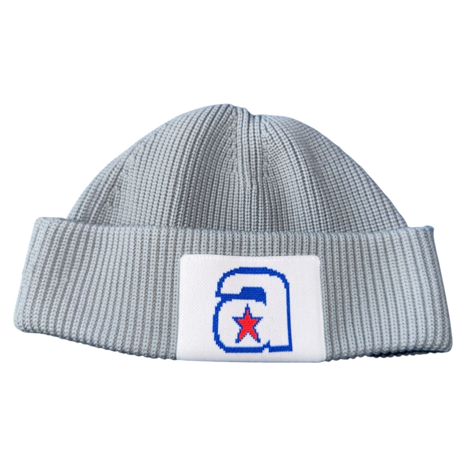 Alexander wang ニット帽 alexander wang - 【ラスト1点】RIBBED BEANIE WITH DOMED LOGO PATCH