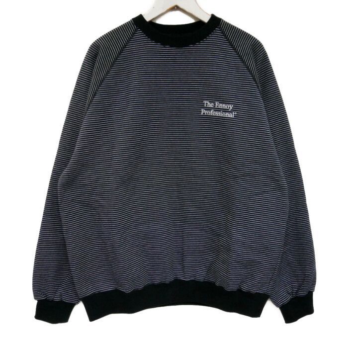 トップス 25AW ENNOY BORDER CREW NECK SWEAT (NAVY) ENNOY 新品 エンノイ ENNOY BORDER CREW NECK SWEAT ボーダー