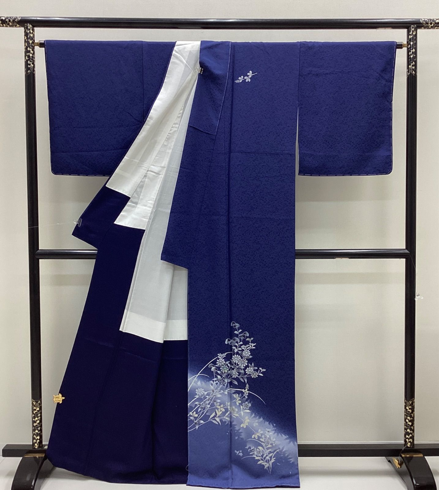 袷着物 訪問着 正絹 ワイドサイズ R 141