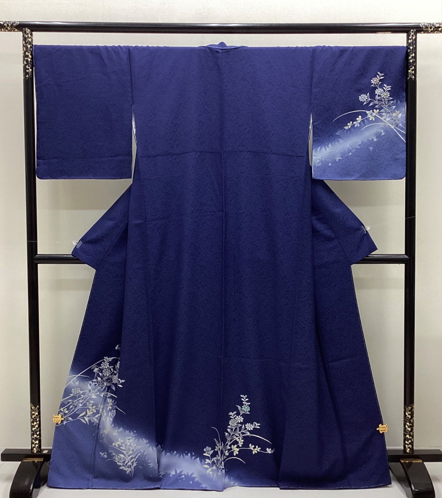 袷着物 訪問着 正絹 ワイドサイズ R 141