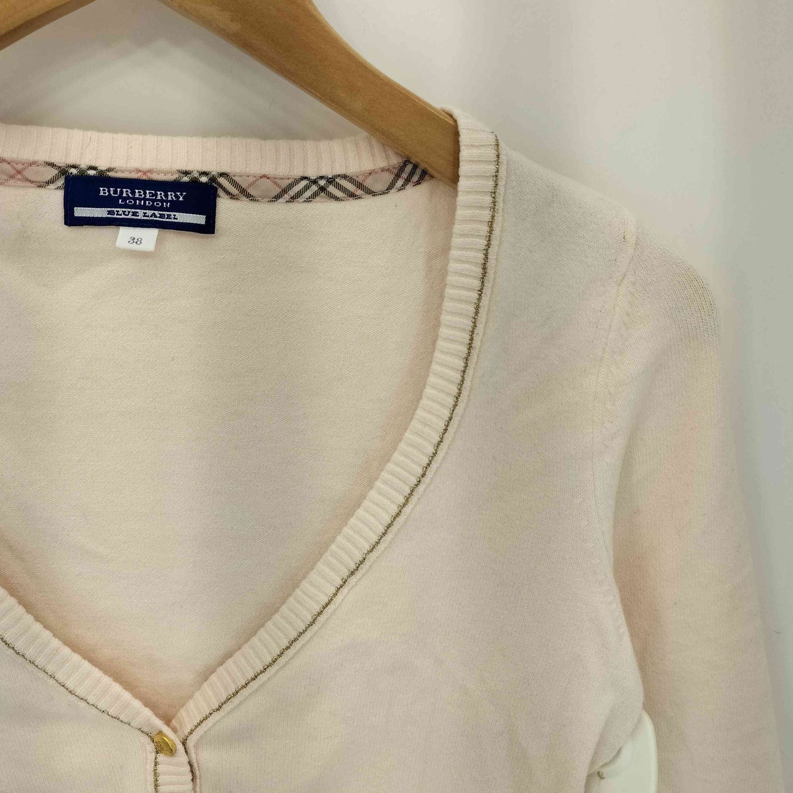 バーバリーブルーレーベル BURBERRY BLUE LABEL クロップド丈 コットン