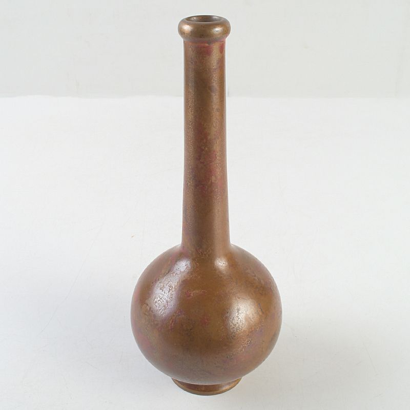 日展会員 長谷川恵久作 ブロンズ 花瓶 花入 共箱 N S494 - メルカリ