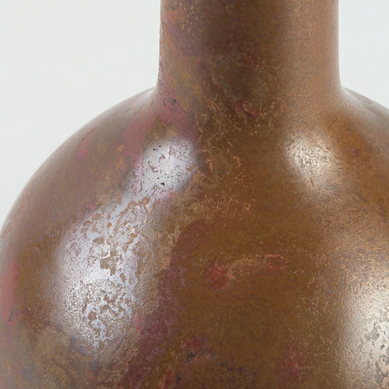 日展会員 長谷川恵久作 ブロンズ 花瓶 花入 共箱 N S494 - メルカリ