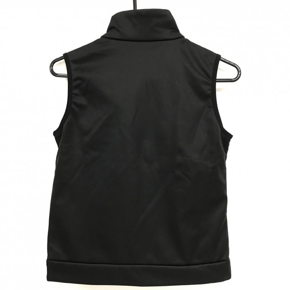 ルコックゴルフ 切替ダウンベスト 黒 前面上部ダウン 保温 撥水 防風 レディース S ゴルフウェア le coq sportif