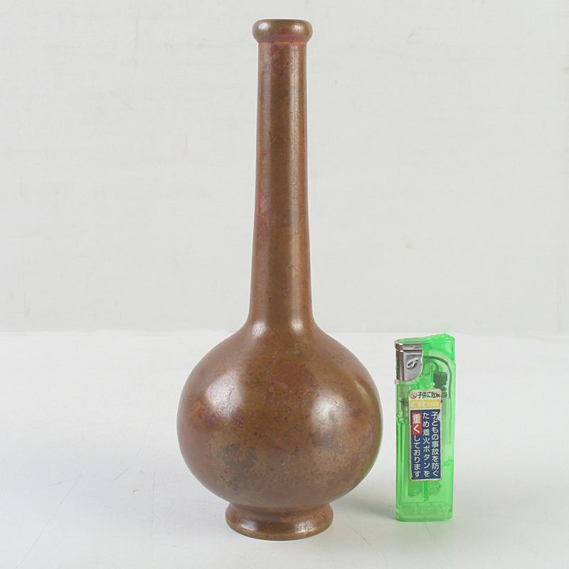 日展会員 長谷川恵久作 ブロンズ 花瓶 花入 共箱 N S494 - メルカリ