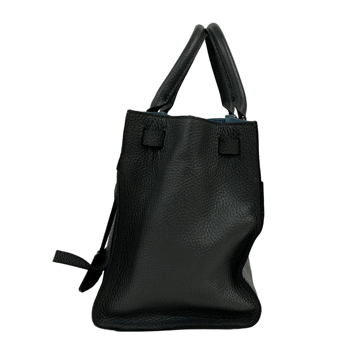 AccessoiresDeMademoiselle ADMJ アクセソワ ドゥ マドモワゼル トートバッグ - 黒×グレー レザー