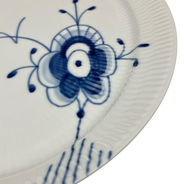 ロイヤルコペンハーゲン ブルーフルーテッド メガ オーバルディッシュ