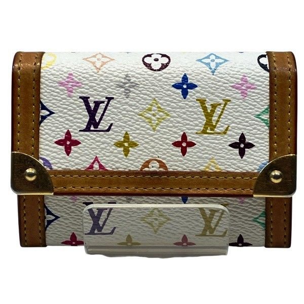 ルイヴィトン Louis Vuitton モノグラムマルチカラー ポルトモネ・プラ