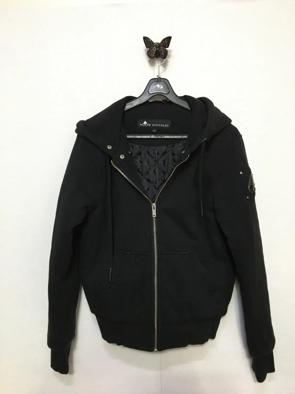 MOOSE KNUCKLES ムースナックルズ フードジップアップ 裏地キルティング