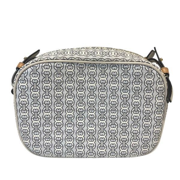 トリーバーチ ベージュ系 PVC×レザー バッグ ショルダーバッグ レディース